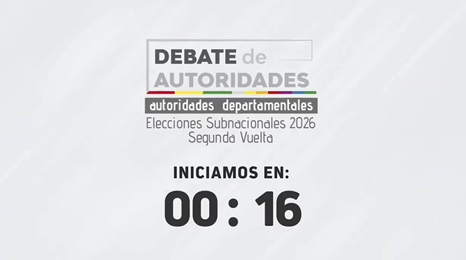 SIGUE EN VIVO EL DEBATE DE CANDIDATOS A SEGUNDA VUELTA POR LA GOBERNACION DE TARIJA.