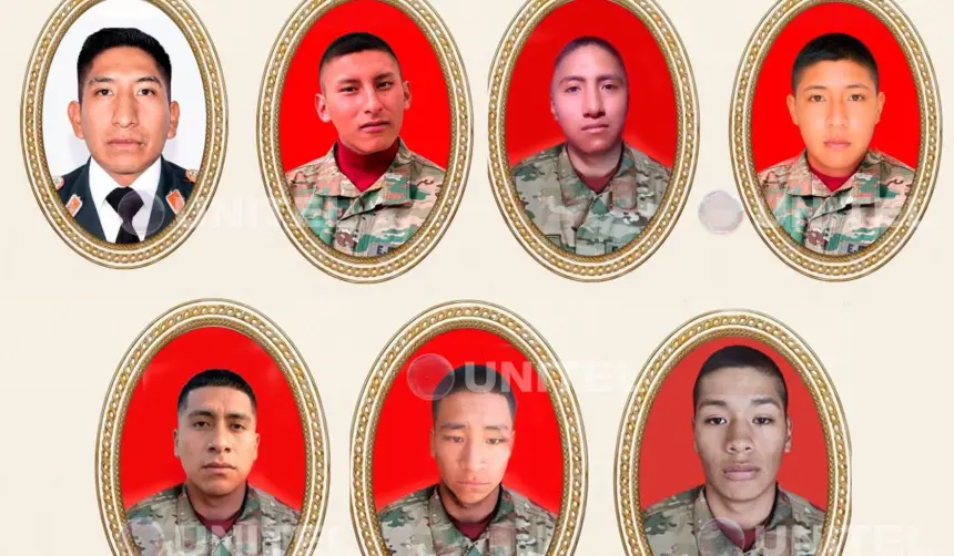 Un sargento y seis conscriptos, es la nómina de las siete víctimas de las explosiones en Viacha