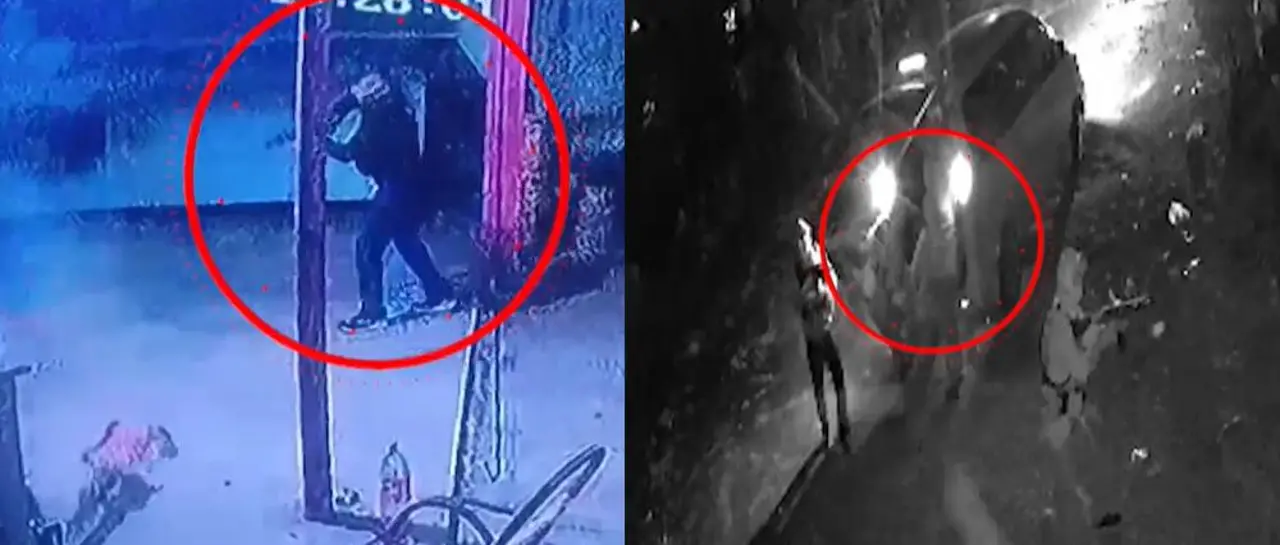 Cámaras captan cuando un grupo armado irrumpe en una casa y se lleva a una mujer
